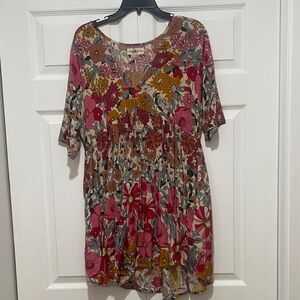 Natural Life floral Multicolor Dress NWT